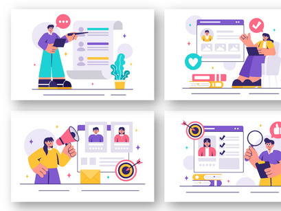 15 Recruitment Agency Illustration