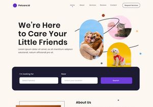 Pet Care Website