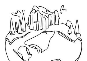 Flat Illustration Global Warming
