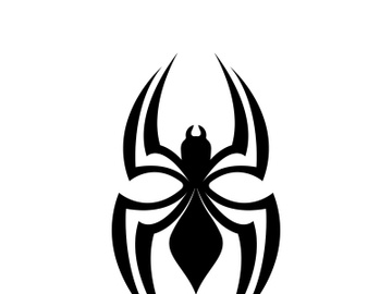 Spider logo icon design vector template preview picture