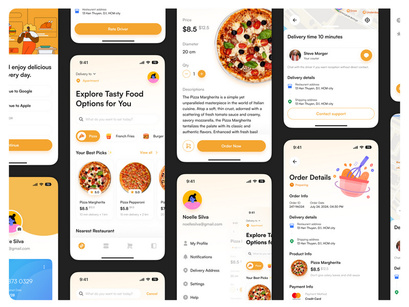 Sparkle Foodies - Food UI Kits