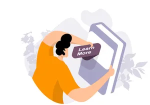 Call to Action flat Illustration
