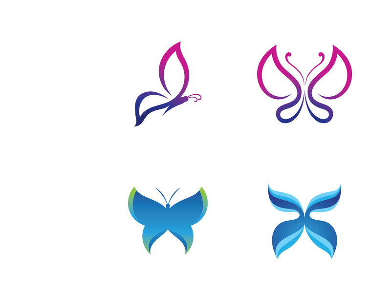 Beauty Butterfly Vector icon design
