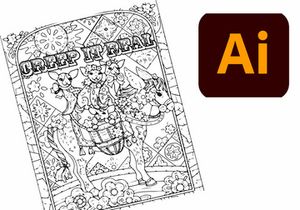 Halloween Coloring Book Page 30