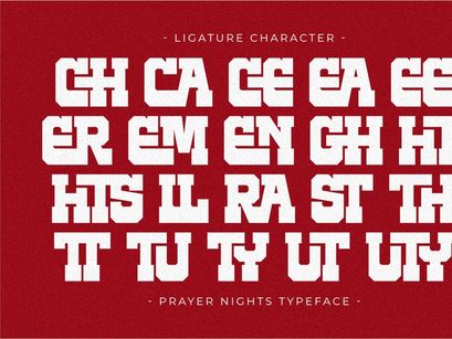Prayer Nights - Modern Slab Serif Font