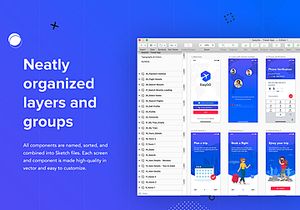 EasyGo - Travel App UI Kit for SKETCH