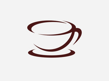Coffee cup Logo  coffee shop vector icon design