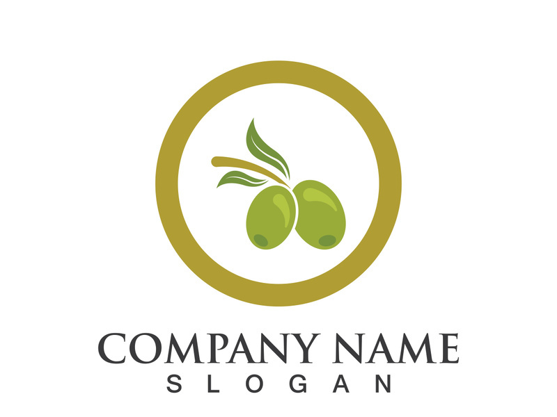 Extra virgin olive oil logo icon design vector illustration