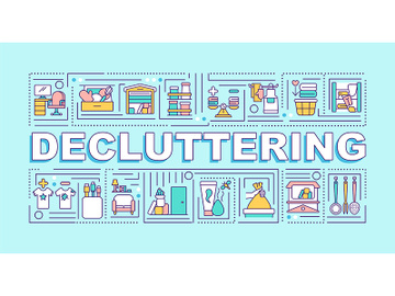 Decluttering word concepts banner preview picture