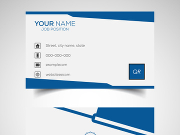 10 Double-sided creative and modern business card template. Vector illustration preview picture