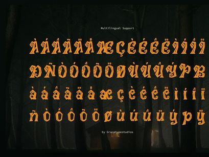 Keramat | Display Horror Font