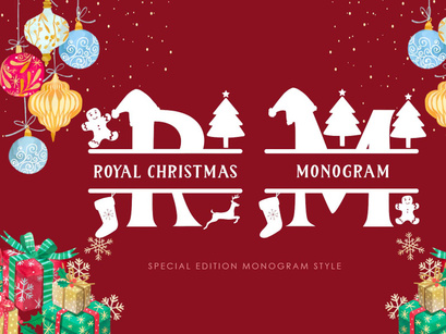 Royal Christmas Monogram