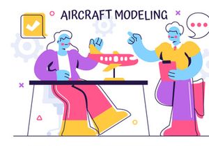 10 Aircraft Model Crafting Illustration