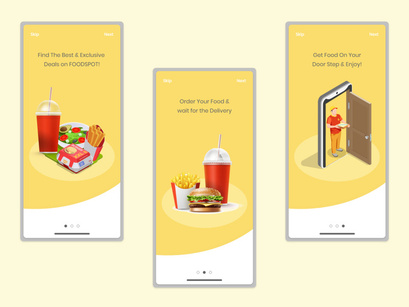 FoodSpot | Food Delivery Mobile App UI Kit
