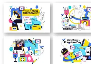 10 World Press Freedom Day Illustration