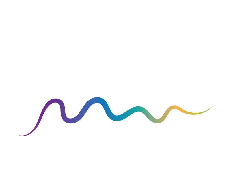 Sound waves vector illustration design template