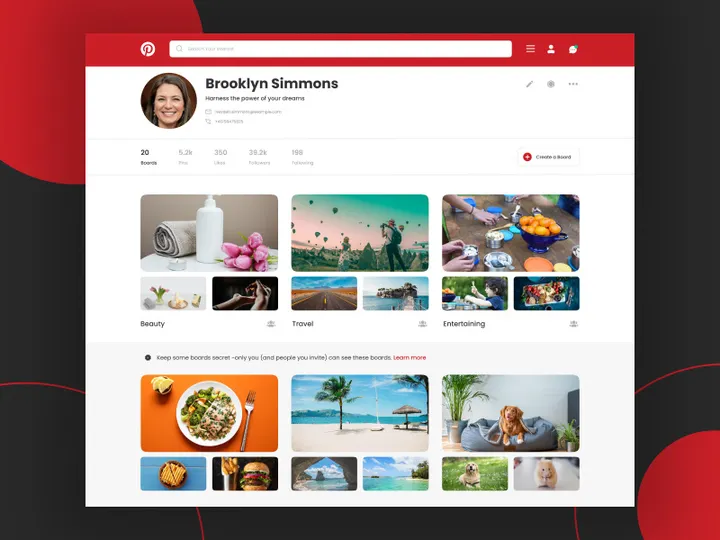 Pinterest Redesign