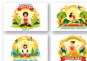 12 International Yoga Day Illustration