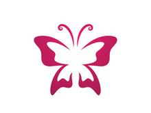 Beauty Butterfly Logo vector template