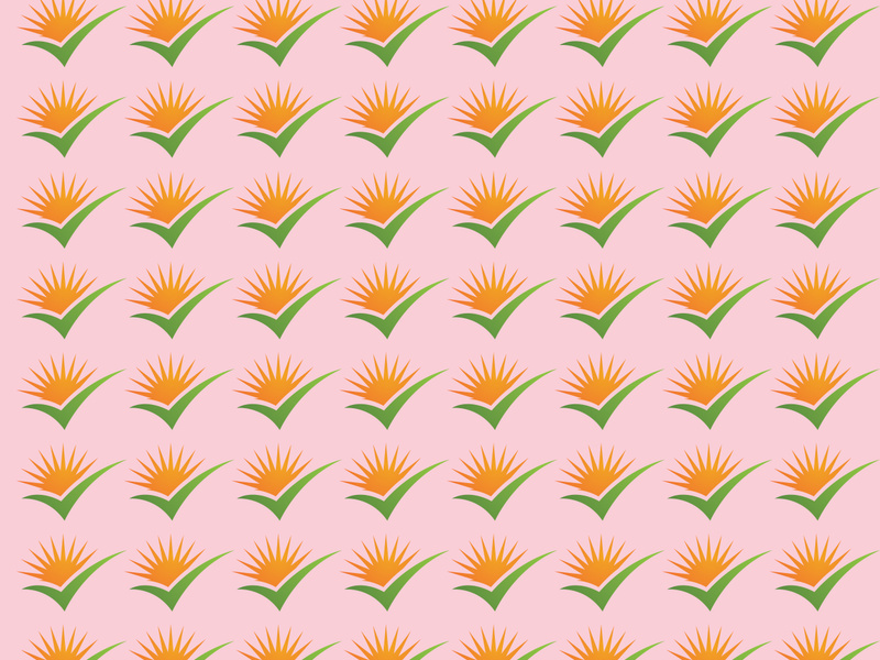 Seamless pattern sun vector