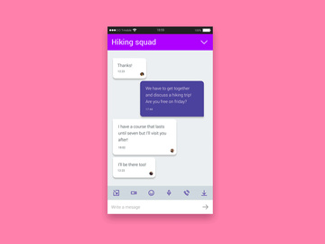 Chat App UI preview picture