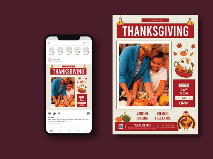 Thanks Giving Day Flyer