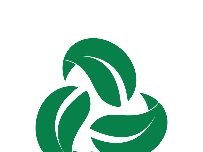 Green tree leaf nature logo images illustration design