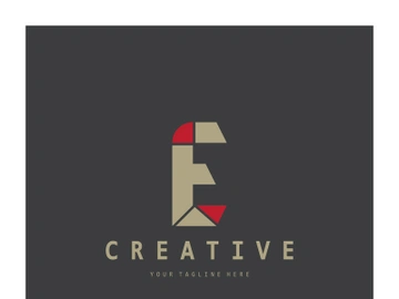 creative letter e logo design, for brand, startup, business, company, identity, application, vector preview picture