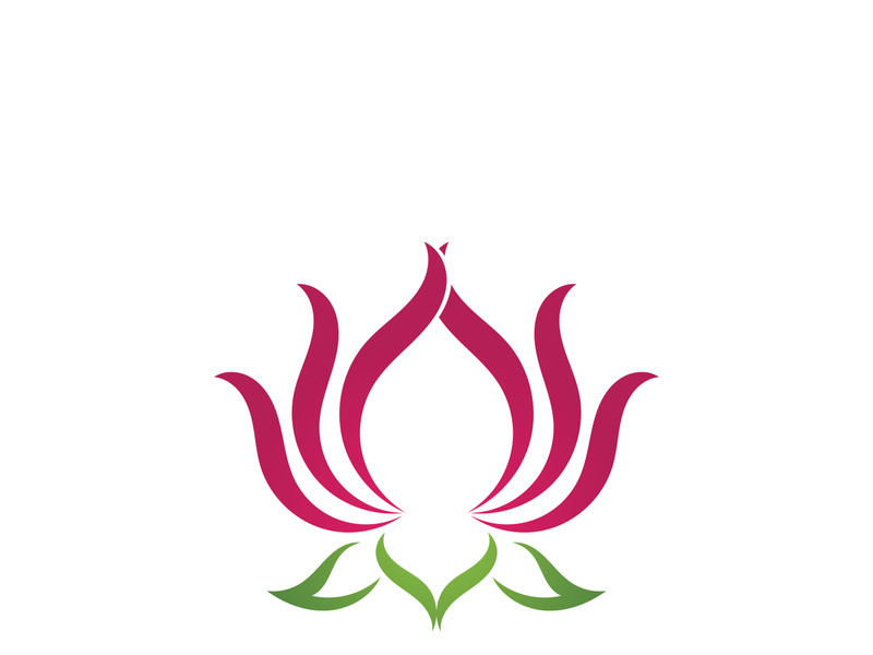 Beauty Vector lotus flowers design logo Template icon