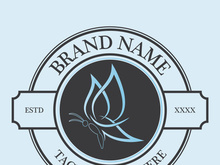 Butterfly logo design