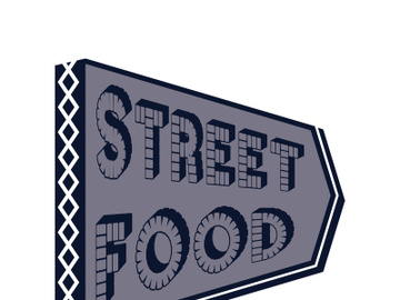 Street Food Chalk Handwriting Typography for Restaurant Street Food Chalk Handwriting Typography for Restaurant preview picture