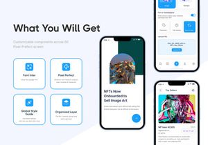 NFTX - NFT Marketplace App UI Kits