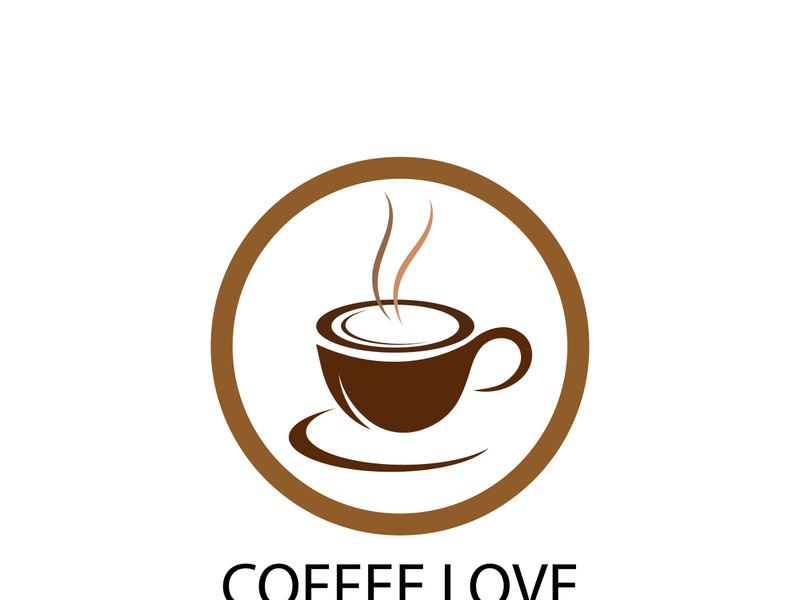 Coffee logo  icon vector illustration template