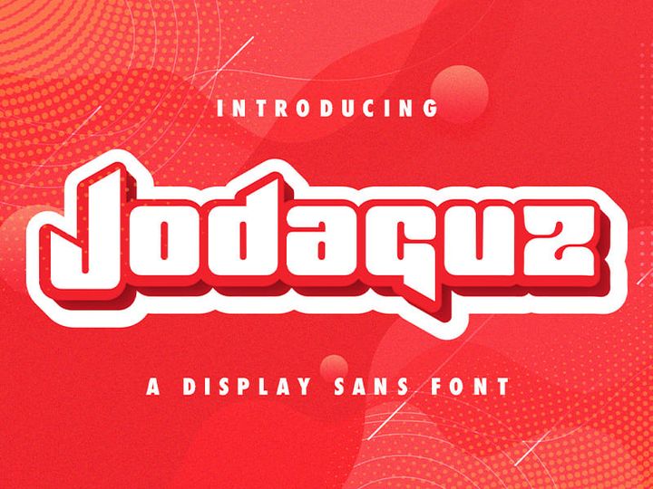 Jodaguz - Display Sans Font