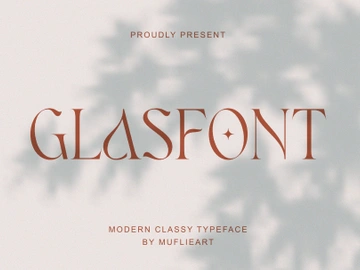 Glasfont preview picture