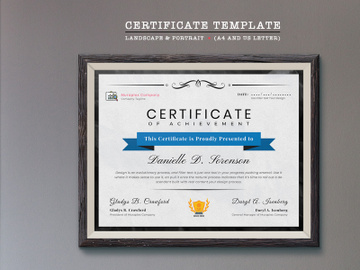 Certificate Template-08 preview picture