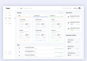 Task Management Dashboard UI Design