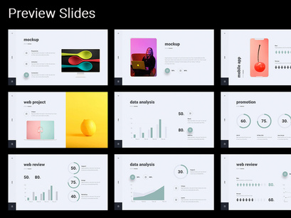 LYMO - Minimal Googleslide Presentation Template