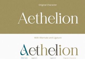 Aethelion - Serif Font
