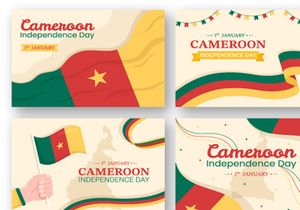 10 Happy Cameroon Independence Day Illustration
