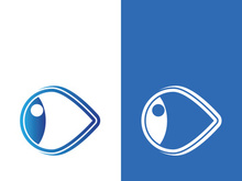 Eye logo icon design template illustration