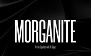 Morganite: Free condensed fonts in 18 styles