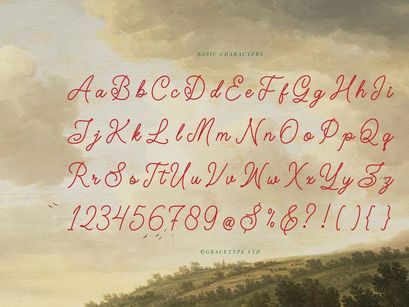Holany Calira | Monoline Script