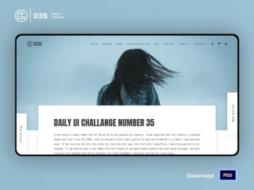 Blog Article Post | Daily UI challenge - Day 035/100 preview picture