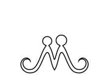 M Letter Logo Template