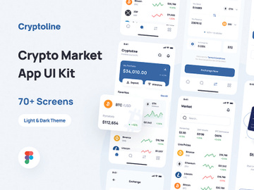 Crypto Market App UI Kit preview picture