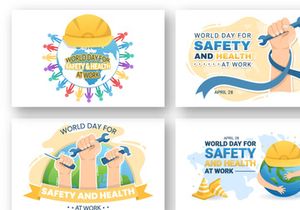 16 World Day of Safety and Health at Work Illustration