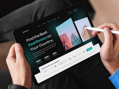 InState - Real Estate Landing Page Design