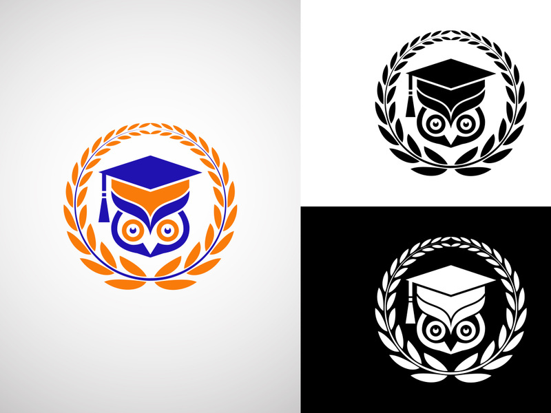 Education logo design vector template, Education and graduation logo vector illustration