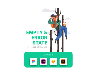 Empty State Illustration Kit